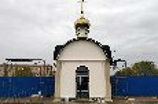 В УФСИН России по Оренбургской области освящен и водружен купол строящегося храма преподобного Пимена Угрешского