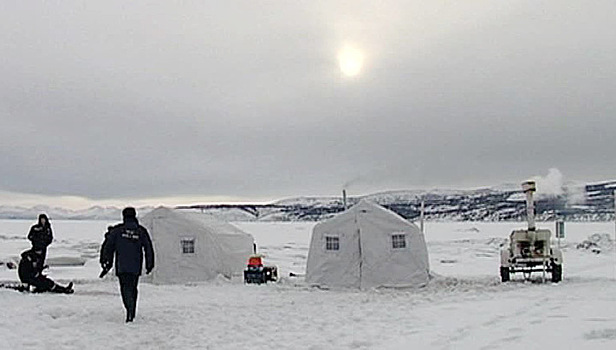Якуты начали заготовку льда на зиму