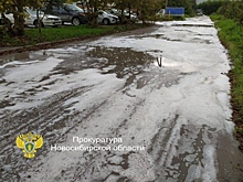 Разлив бытовой химии у станции Монолитная в Искитиме проверяет прокуратура