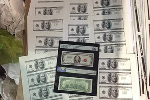 На Украине целый комбинат печатал фальшивые доллары