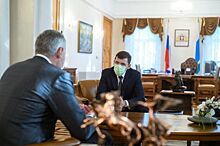 Евгений Куйвашев обсудил с руководством «Сибагро» перспективы сотрудничества в сфере АПК и продовольствия