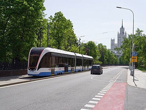 Ликсутов рассказал об увеличении скорости движения трамваев в Москве