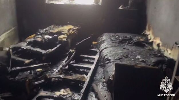 В Ижевске утром 4 сентября произошёл пожар в одной из комнат общежития