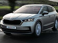 В Сети появились изображения кроссовера Skoda Enyaq