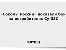 «Соколы России» показали бой на истребителях Су-35С