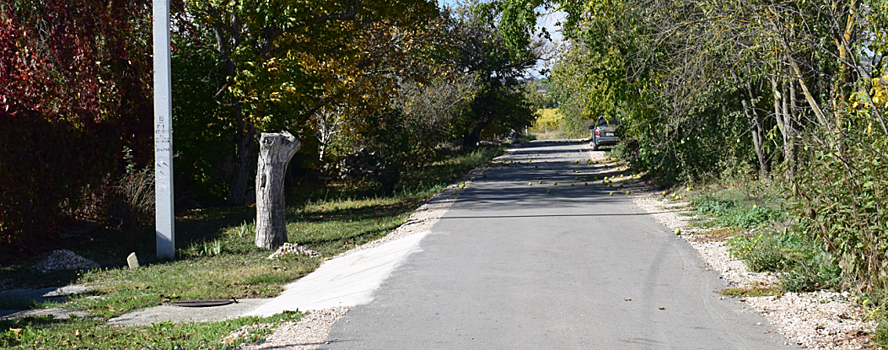 В Севастополе закончили ремонтировать дорогу на улице Загородная