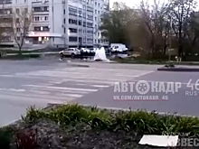 В Курске на Магистральном бил «фонтан»