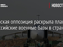 Сирийская оппозиция раскрыла, что ждет российские военные базы в стране