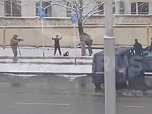 Появилось видео задержания готовившей теракт против офицера Минобороны россиянки