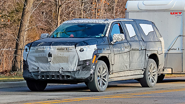 Появились первые фото нового Cadillac Escalade