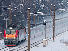Следовавший из Москвы поезд застрял в Белгородской области из-за метели