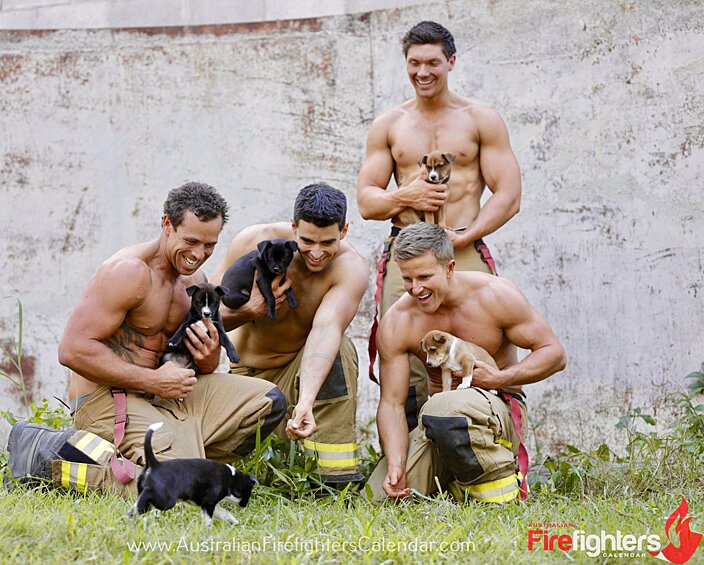 Австралийские пожарные.