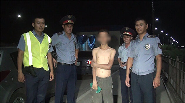 Полицейский спас тонущего немого подростка в Шымкенте