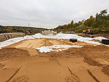 Завершается строительство объездной дороги в поселке Дачный Дзержинского округа
