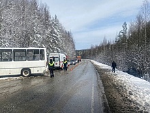 Под Нижним Тагилом автобус с пассажирами попал в ДТП, пострадали три человека