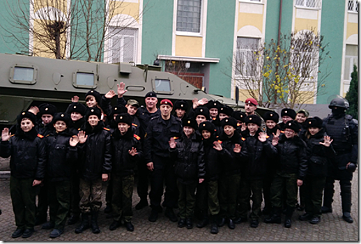 Урок мужества – в отряде спецназначения «Бастион» в Калининграде