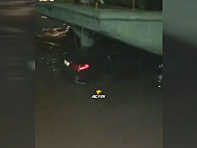 Иномарка уплыла по Оби от своего владельца