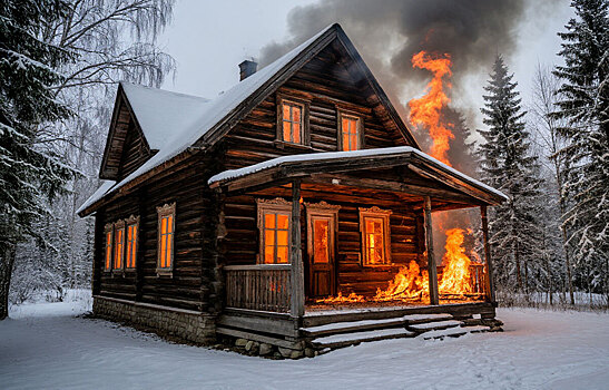 Двое тюменцев погибли в результате пожара в нежилом доме