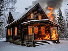 Двое тюменцев погибли в результате пожара в нежилом доме