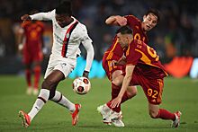 «Рома» обыграла «Милан» и вышла в полуфинал Лиги Европы
