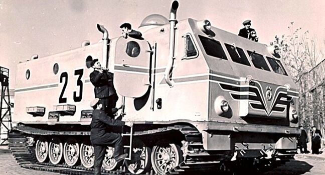 Советский вездеход для работы в Антарктике