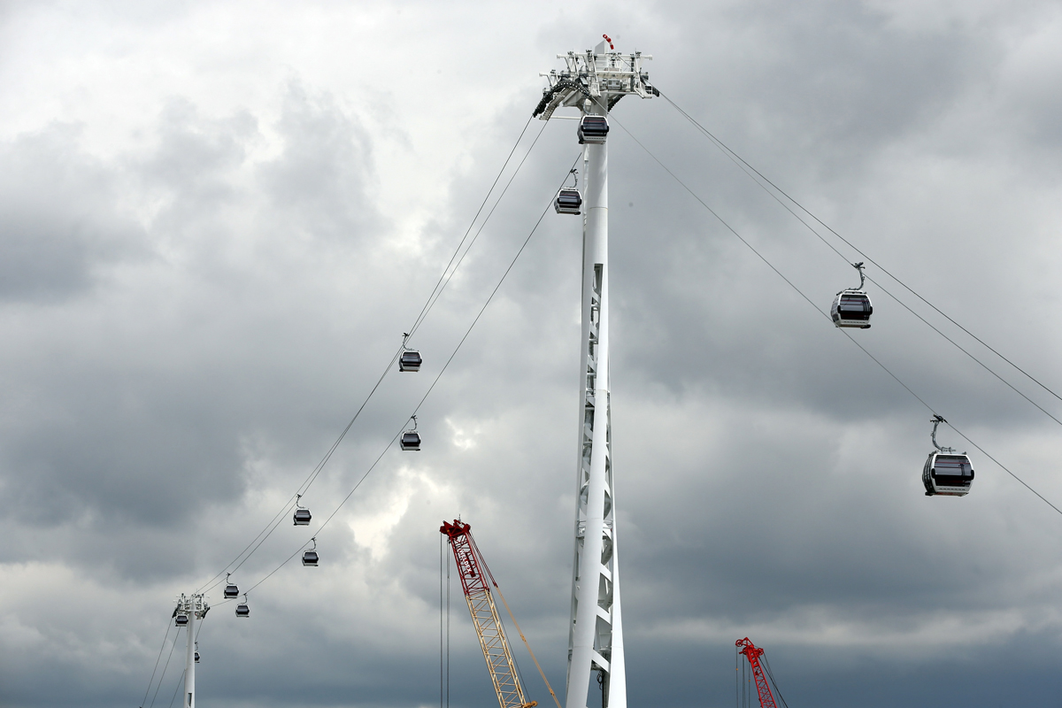 Канатная дорога Emirates Air Line, Лондон, Великобритания, Европа