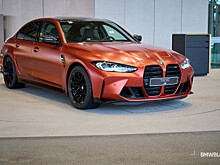 2024 BMW M3 Frozen Orange на BMW Welt