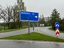 В Латвии уберут дорожные знаки с указанием Белоруссии и России