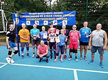 Открытый турнир района по волейболу «Кубок легенд» среди ветеранов выиграла «Лосинка-Русь»