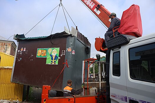 Новосибирск очистили от 415 ларьков и киосков