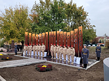 Юнармейцы приняли участие в открытии мемориала в Ростовской области