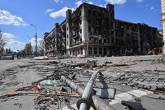 Жилой дом полностью уничтожен из-за обстрелов ВСУ в Горловке