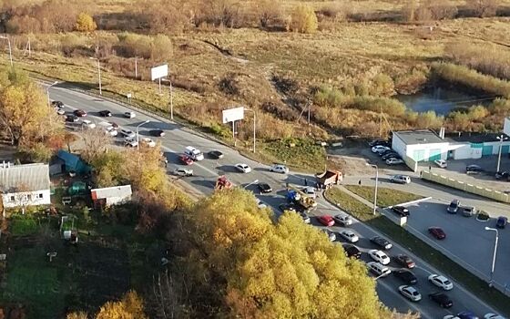 На Муромском шоссе столкнулись три автомобиля