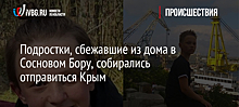 Подростки, сбежавшие из дома в Сосновом Бору, собирались отправиться Крым