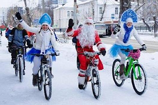 Велоезд в новогодних костюмах устроят в Ташкенте