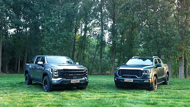Полноразмерные пикапы Foton Tunland V9 и V7 с дизайном «под Ford» появятся в РФ весной