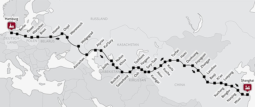 Российский участок автодороги "Меридиан" Шанхай-Гамбург начнут строить в июне