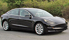 Фотошпионы получили новые качественные снимки электрокара Tesla Model 3