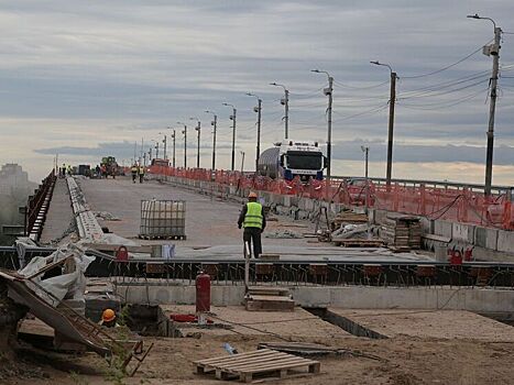 В Омске мост им. 60 летия ВЛКСМ у Телецентра на треть готов после капремонта