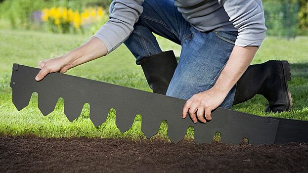 Бордюрная лента для грядок: критерии выбора и самостоятельные конструкции