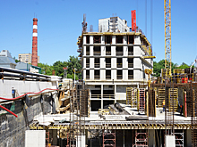 В ускоренном темпе строится 6 корпус жилого комплекса в Войковском районе Москвы