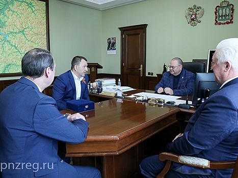 Состоялась рабочая встреча губернатора Пензенской области и председателя Российского союза молодежи