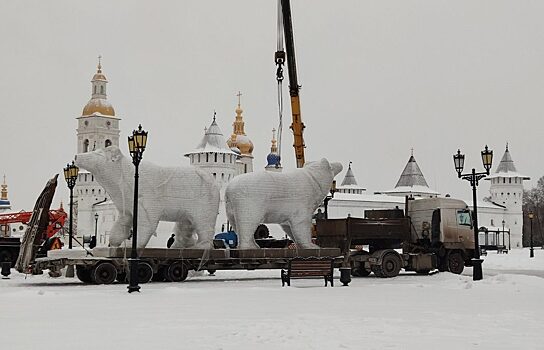 В Тобольске появятся четыре белых медведя и Чудо-Кит