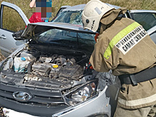 В Борском районе 27 июля четверо взрослых и ребенок попали в больницу после ДТП