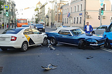 Авария с участием двух автомобилей произошла на востоке Москвы