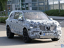 Фотошпионы показали внедорожник Mercedes-Benz GLS в плотном камуфляже
