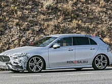 Mercedes-Benz обновит A-Class: хэтчбек проехался на камеру