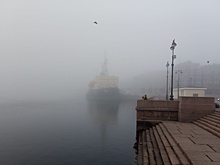 Петербург накрыл густой туман