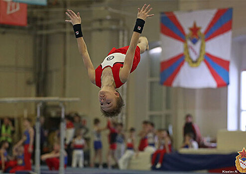В гимнастическом зале ЦСКА стартовало открытое первенство спортивной школы олимпийского резерва по гимнастике