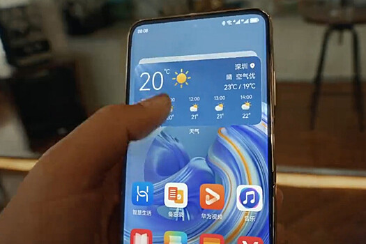 Huawei показал свой первый смартфон с камерой-невидимкой